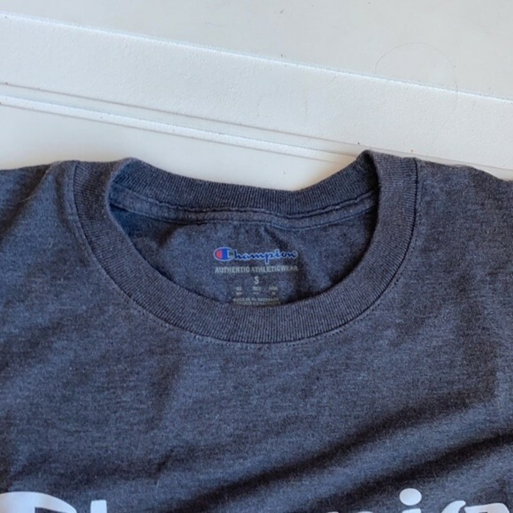Champion Men's Cotton T-Shirt Gray S - Picture 4 of 4